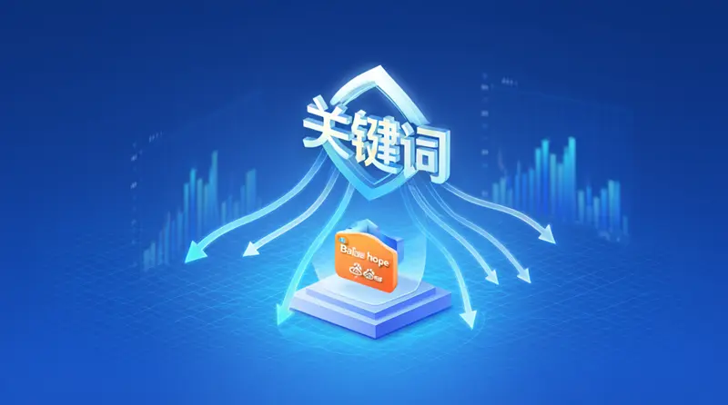 一份关于关键词优化推广排名，从零到百度首页的系统化指南信息图