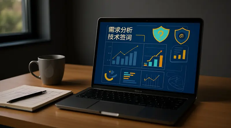 一张展示益阳网站建设核心要素的图片，包括线框图和UI设计